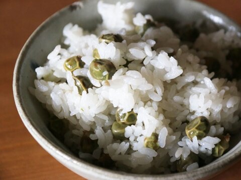 風味を生かして★豆ご飯